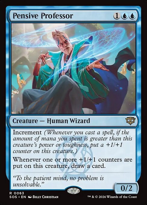 Pensive Professor [SOS - 63]