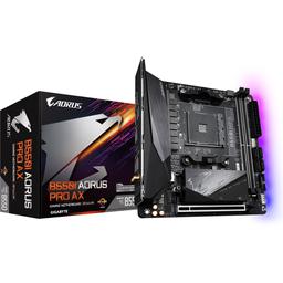 Gigabyte MB B550I AORUS PRO AX AMD AM4 Ryzen B550 Max64GB DDR4 Mini-ITX Retail