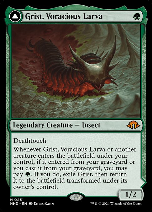 Grist, Voracious Larva // Grist, the Plague Swarm [MH3 - 251]