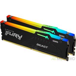 Kingston ME KF556C40BBAK2-32 32GB 5600MT s DDR5 CL40 DIMM FURY Beast RGB K2