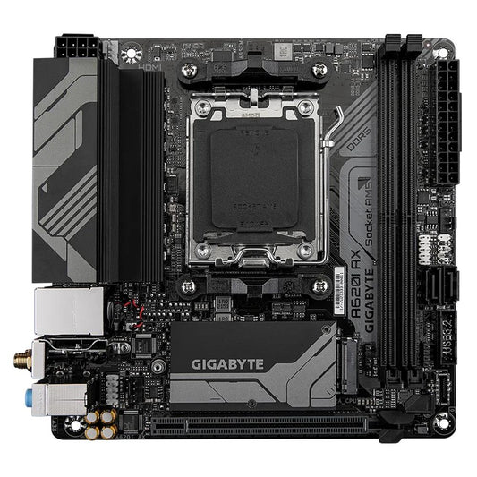 Gigabyte A620I AX A620 AM5 Max96GB DDR5 PCIE Mini-ITX Retail