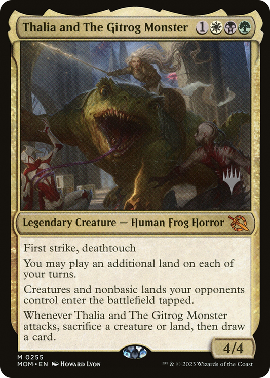 Thalia and The Gitrog Monster (PPMOM-255P) - March of the Machine Promos