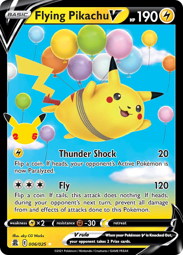 Flying Pikachu V [CEL25 - 6]