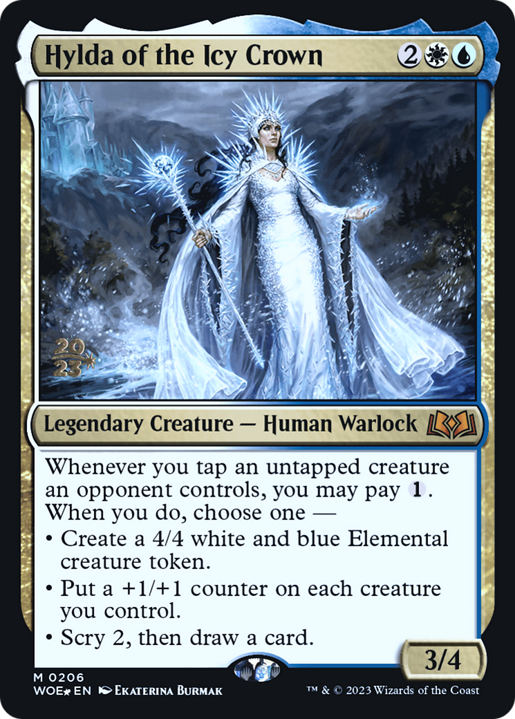Hylda of the Icy Crown (PRE-206S) - Wilds of Eldraine Promos Foil