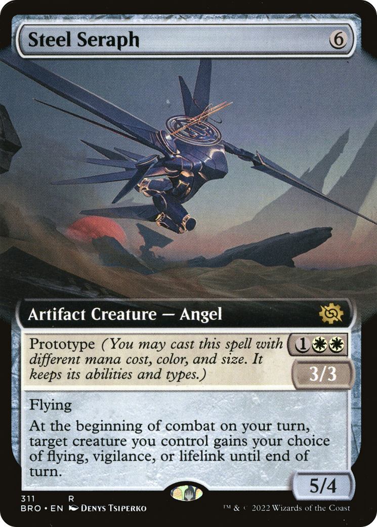 Steel Seraph (BRO-311) - The Brothers' War: (Extended Art) Foil