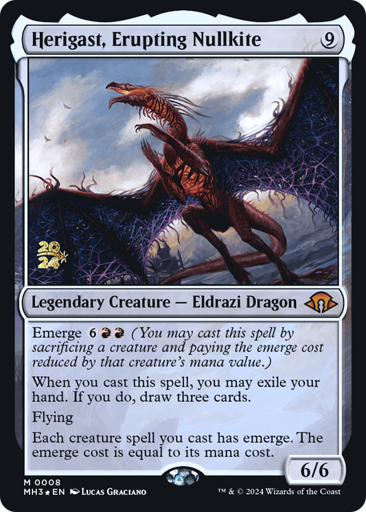 Herigast, Erupting Nullkite (PRE-08S) - Modern Horizons 3 Promos Foil