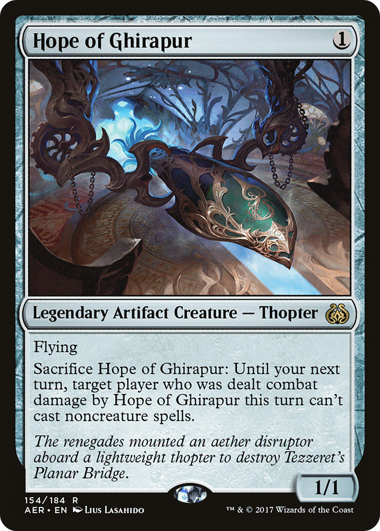 Hope of Ghirapur (AER-154) - Aether Revolt Foil