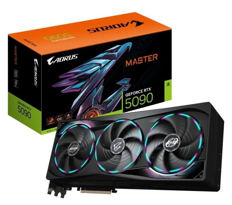 Gigabyte GV-N5090AORUS M-32GD AORUS GeForce RTX 5090 MASTER 32G GDDR7 ATX