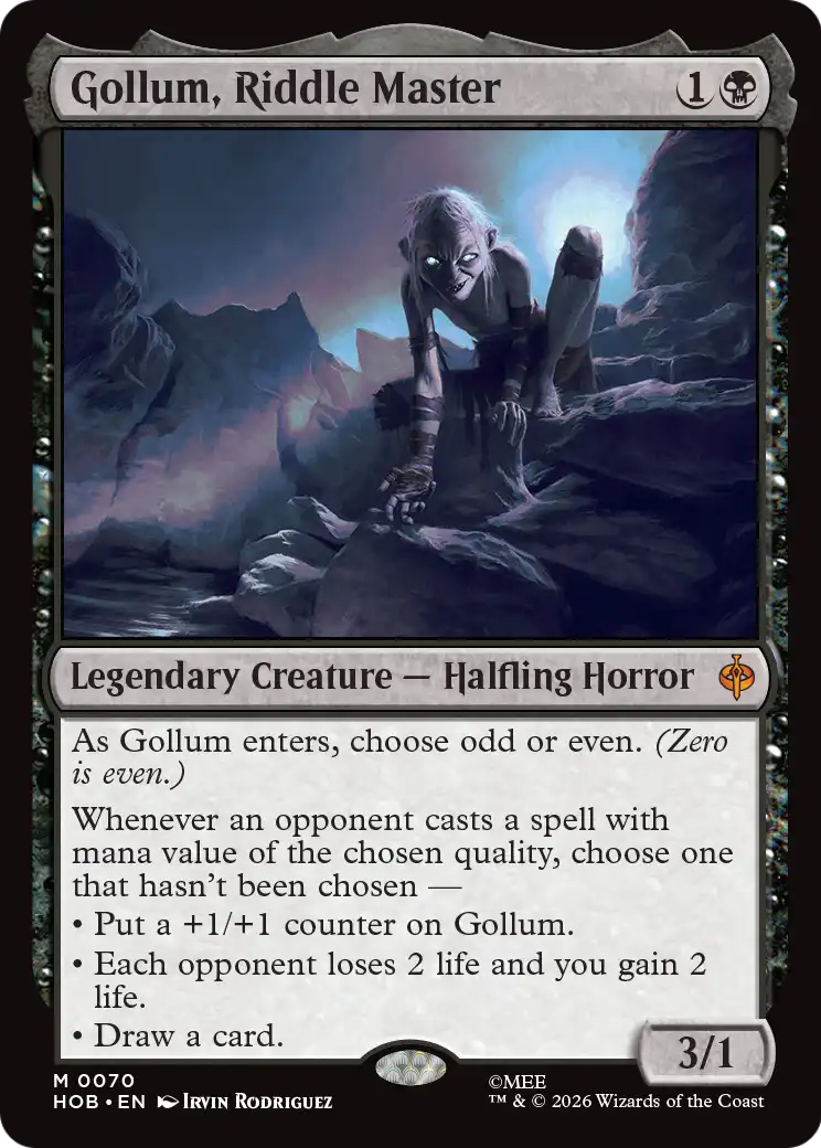 Gollum, Riddle Master [hob - 70]