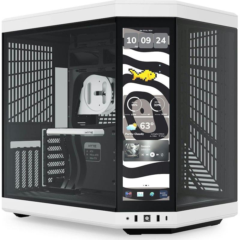 HYTE CS CS-HYTE-Y70TTI-WB  Y70 touch infinite mTower ATX TG Pitch Black Retail