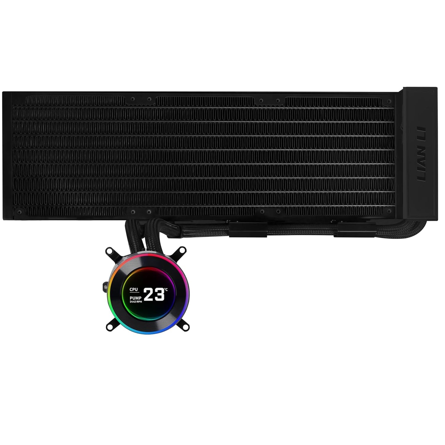 Lian-Li Fan HS2LCD36B 2.1 LCD Radiator Black