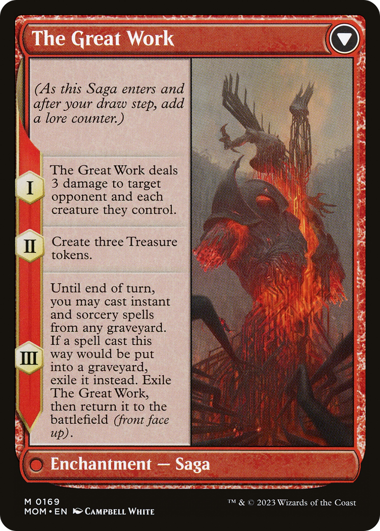 Urabrask // The Great Work (MOM-169) - March of the Machine Foil