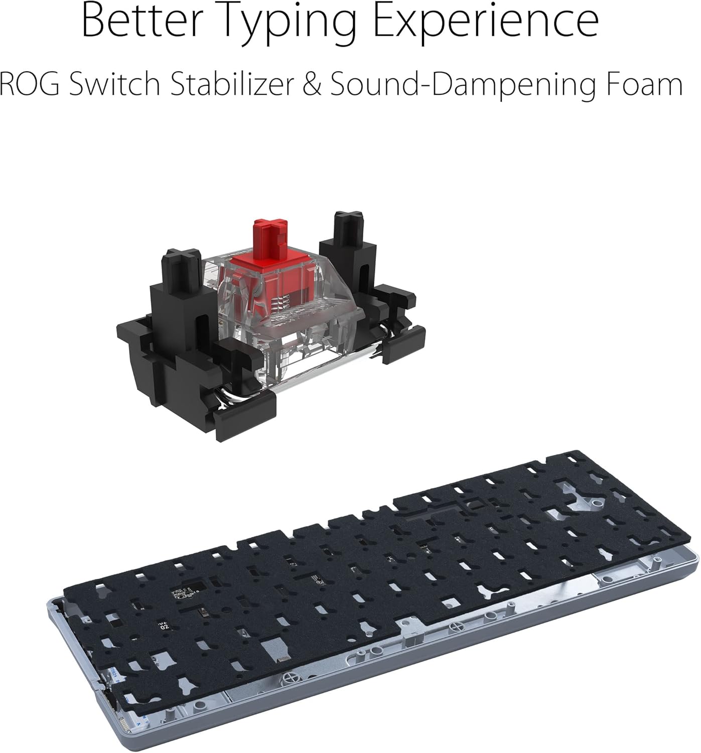 ASUS KB M602 FALCHION ACE NXBN BLK US PBT Lubed ROG NX Brown Switches Black