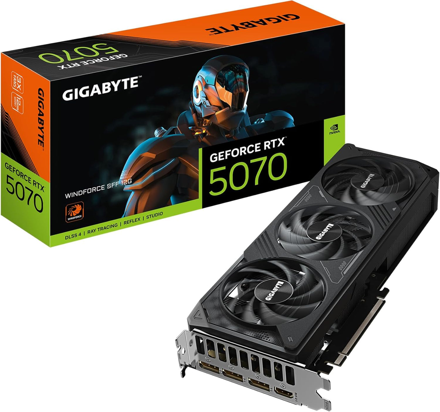 Gigabyte GV-N5070WF3-12GD GeForce RTX 5070 WINDFORCE SFF 12G 12GB GDDR7