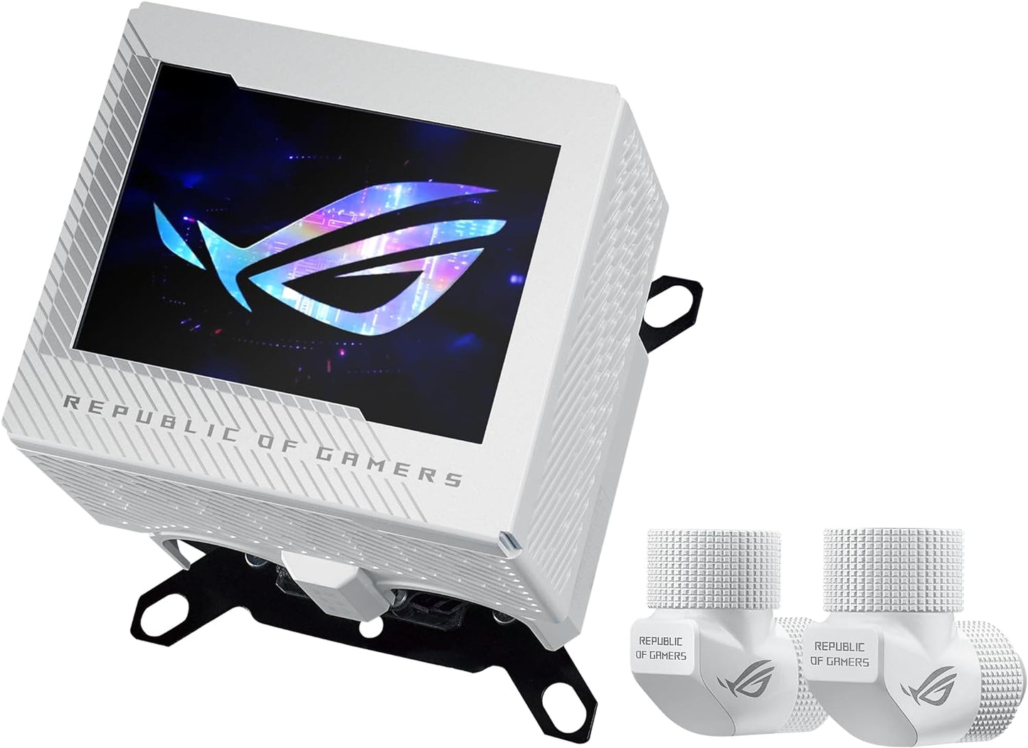 ASUS ROG RYUJIN III WB WHT CPU Water Block 3.5 LCD Display White