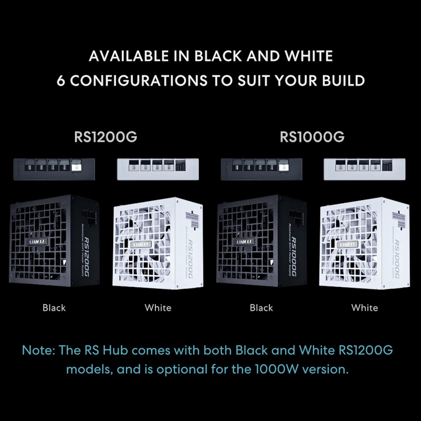 Lian-Li PS RS1200G.WH 1200W 80+ Gold Full Modular ATX White