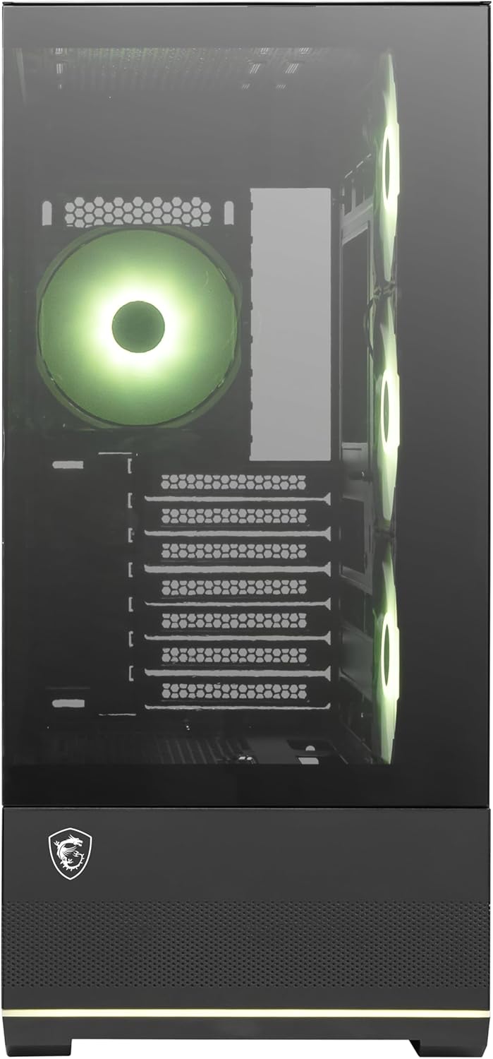 MSI CS MAG PANO 110R PZ Mid Tower ABS SPCC TG 3+1x120mm ARGB Fan Black