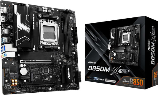 ASRock B850M-X R2.0 AMD B850 AM5 Max.128GB DDR5 Micro ATX