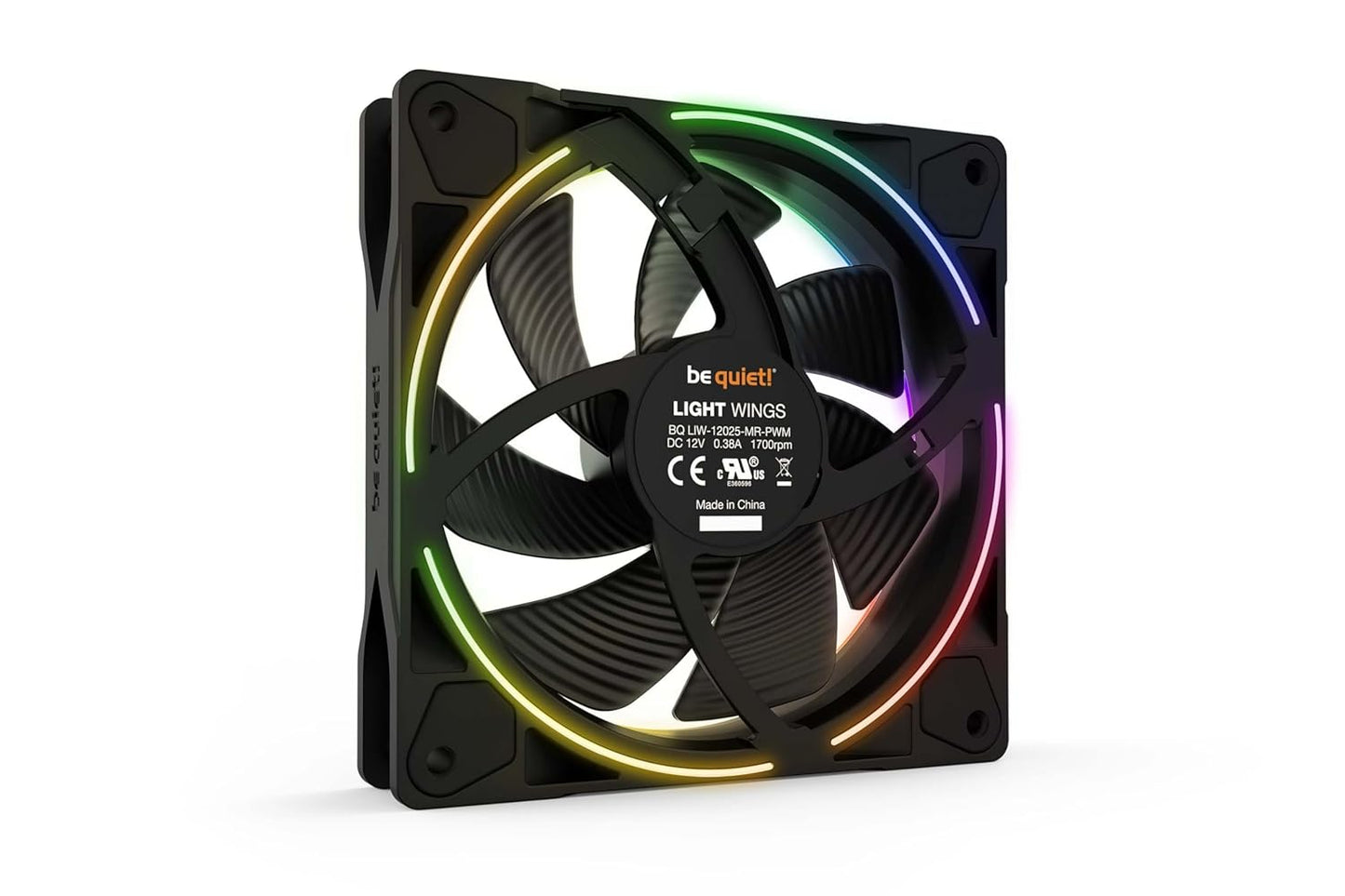 be quiet! Fan BL076 Light Wings 120mm PWM 3xFans ARGB LED Black
