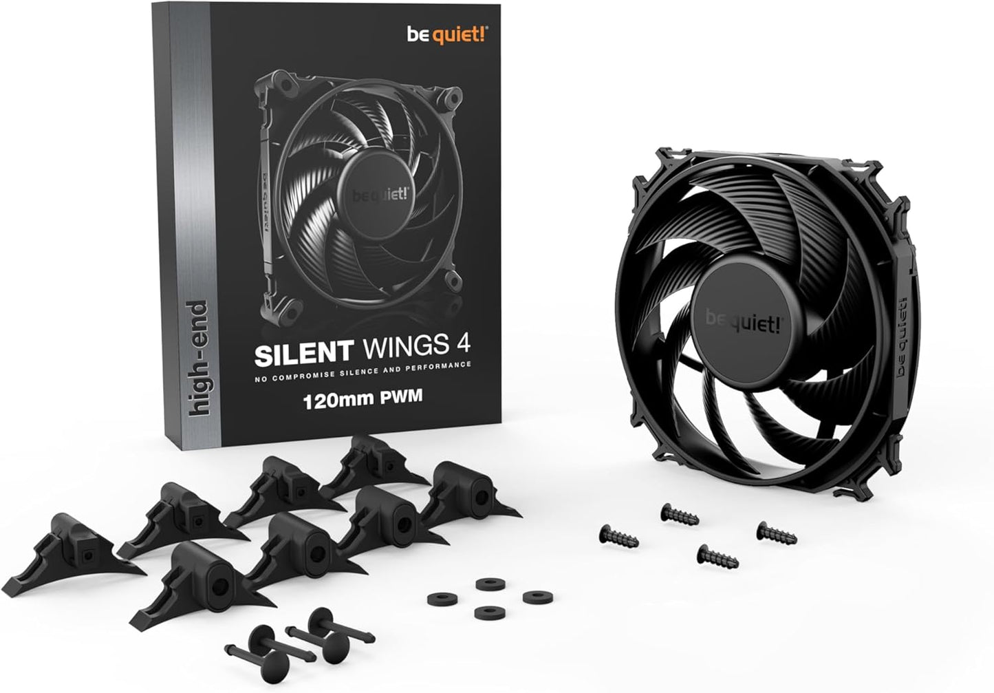 be quiet! Fan BL093 Silent Wings 4 120mm PWM Black