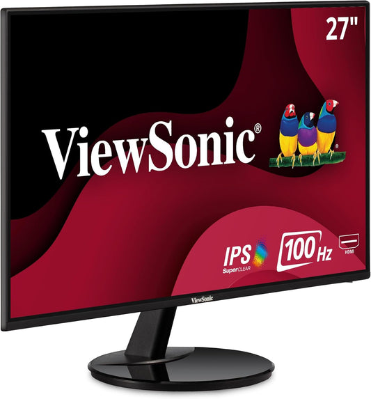 ViewSonic LED VA2759-SMH 27 Full HD 1080p IPS 1000:1 HDMI VGA 2W SPK