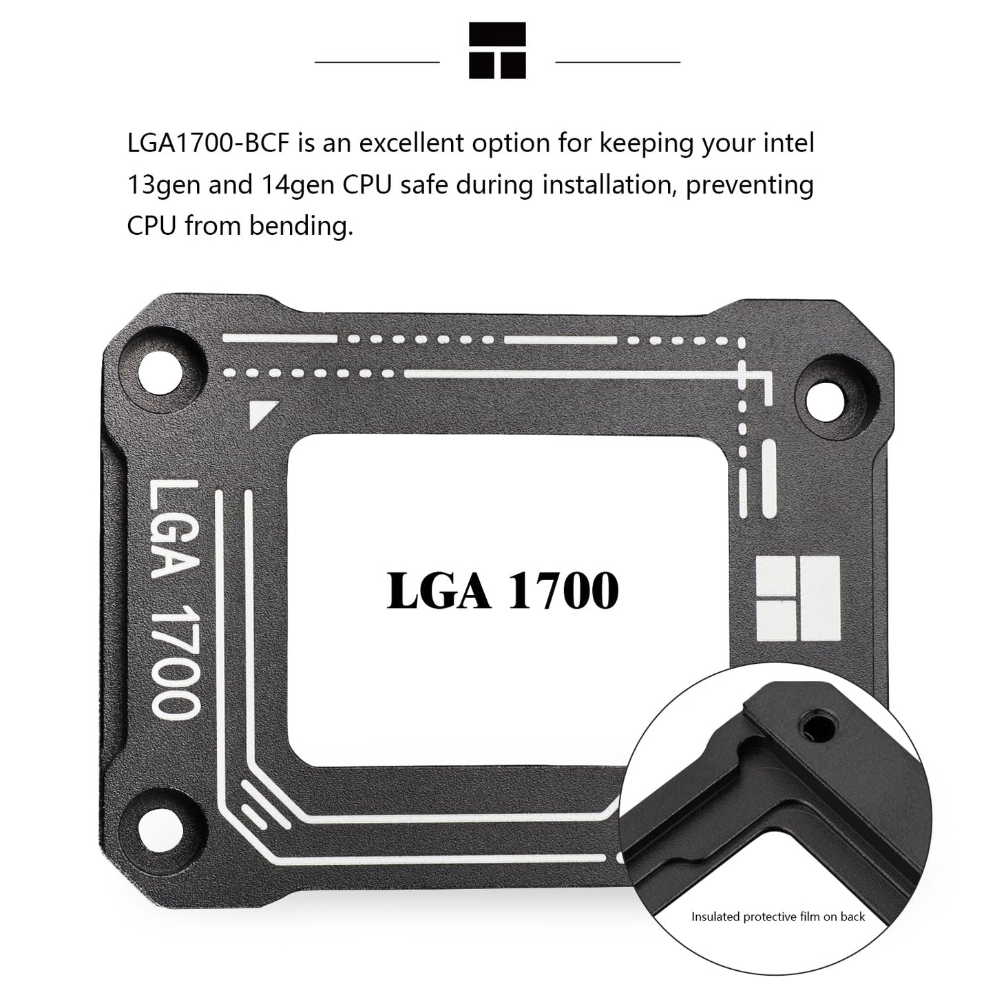 Thermalright LGA1700-BCF Black V2 CPU Contact Frame for 13th Gen & 14th Gen Intel