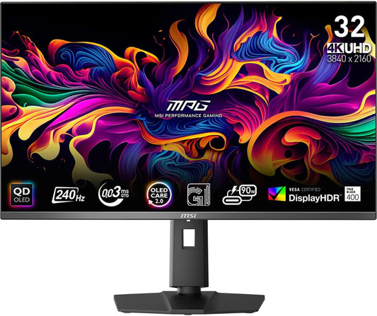 MSI MN MPG 321CURX QD-OLED 32 QD-OLED 3840x2160 16:9 0.03ms 240Hz 2xHDMI DP