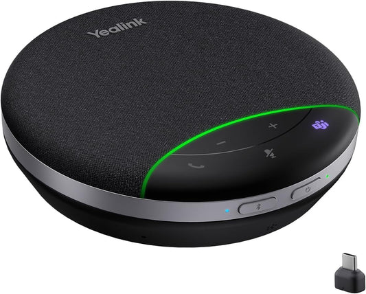 Yealink SP92 Bluetooth Speakerphone with Dongle USB-C/A – 1308169 (with BT51 Bluetooth dongle)