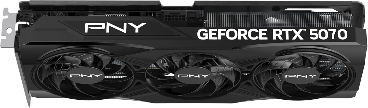 PNY VCX VCG507012TFXPB1 GeForce RTX 5070 Triple Fan GPU 12GB GDDR7 192B
