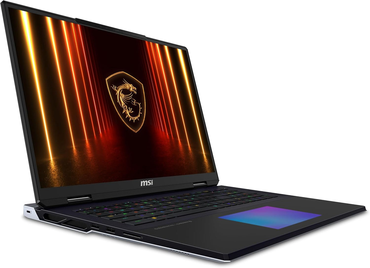MSI Titan 18 HX AI A2XWIG-087CA 18" UHD+ 120Hz Mini LED Gaming Laptop, Intel® Core™ Ultra 9-285HX, RTX 5080, 64GB (32GB*2) DDR5 6400MHz, 2TB Gen5x4 + 2TB Gen4x4 NVMe PCIe SSD, Windows 11 Pro
