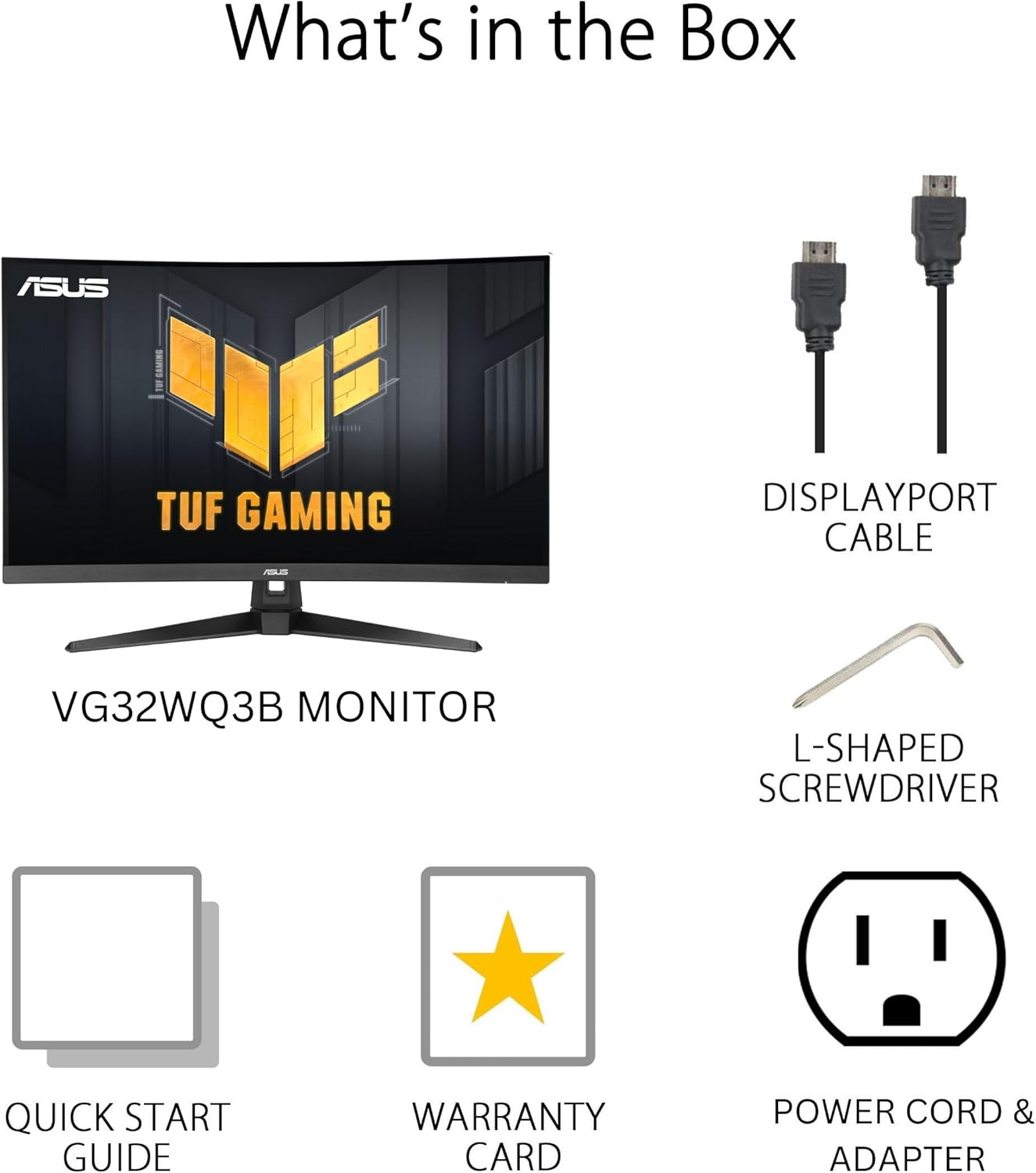 Asus MN VG32WQ3B 31.5 FastVA 2560x1440 16:9 1ms 0.5ms 180Hz DP 2xHDMI Speaker
