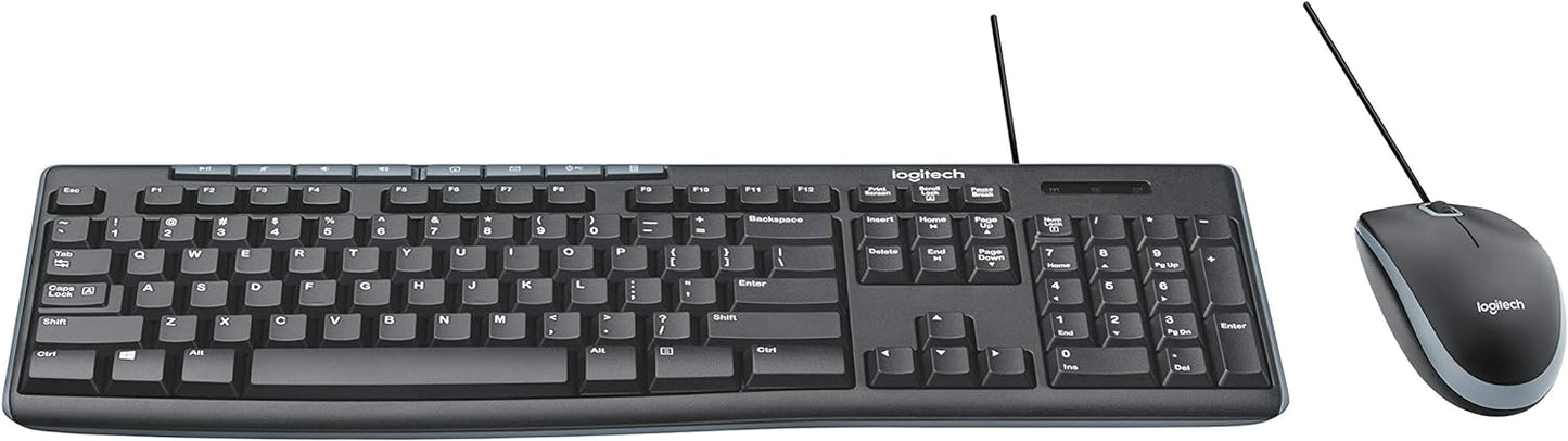 Logitech Keyboard Mouse 920-002714 MEDIA COMBO MK200 USB Retail