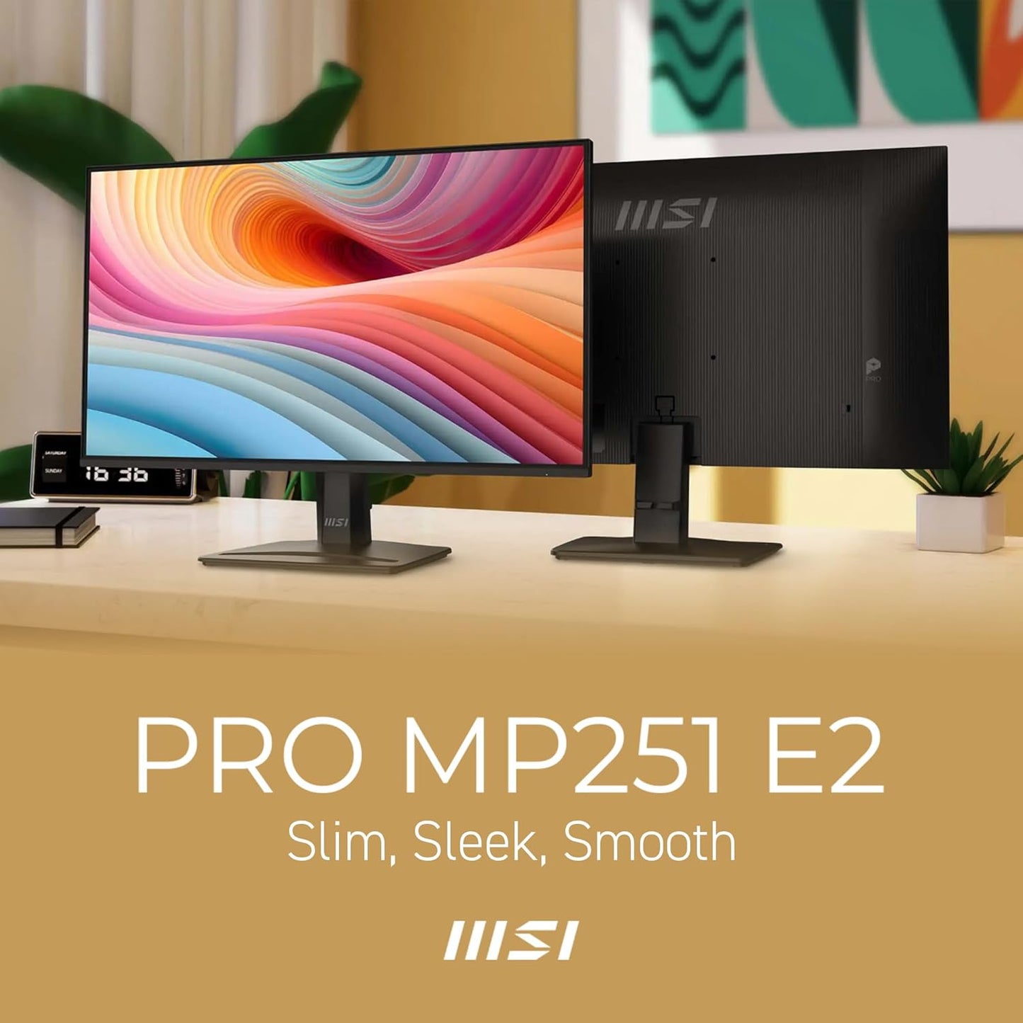 MSI PRO MP251W E2 24.5 IPS 1920x1080 16:9 1 4ms 120Hz HDMI DP Speaker