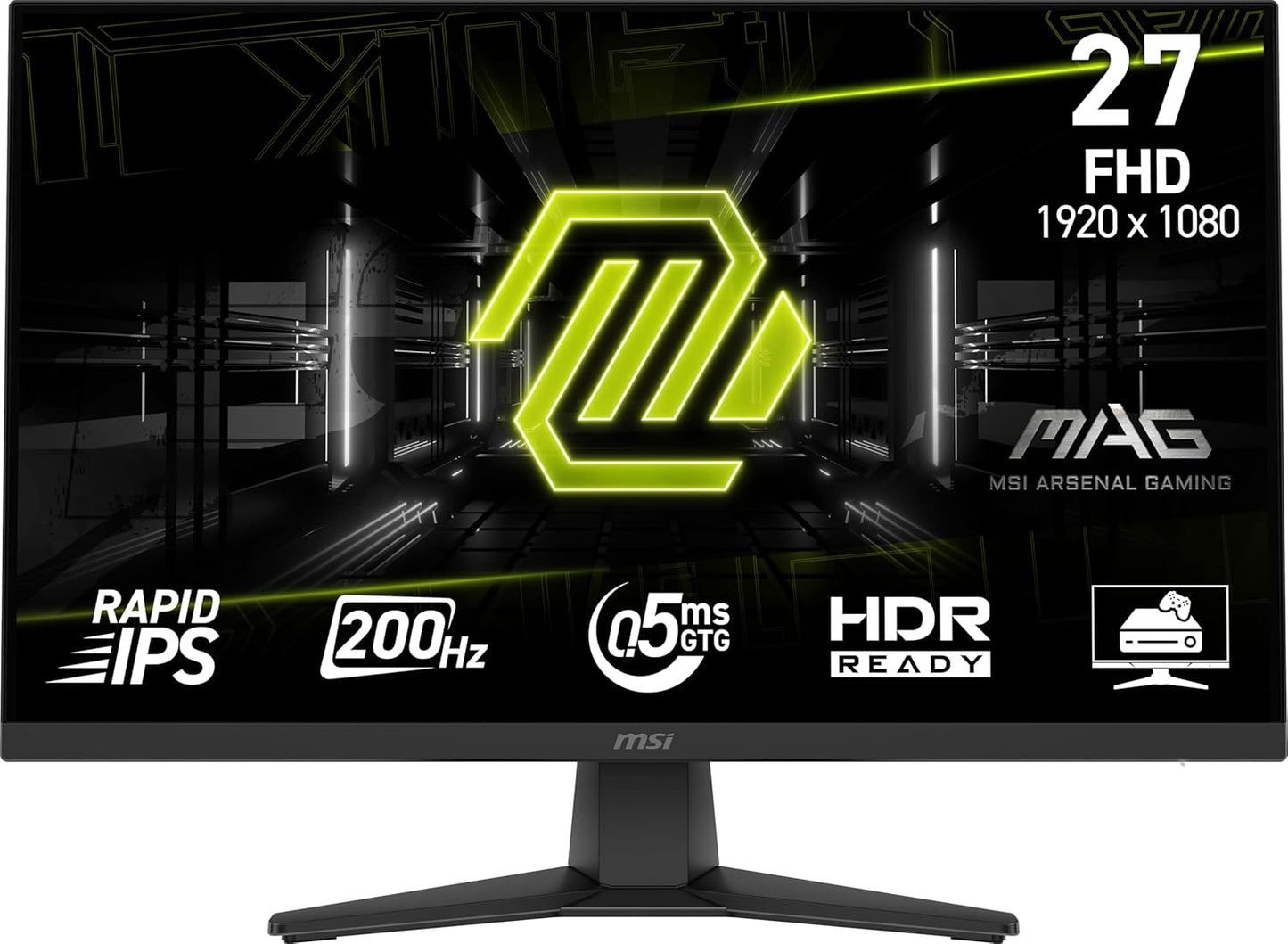 MSI MN MAG 274CF E20 27 Rapid VA 1920x1080 16:9 0.5ms 200Hz 2xHDMI DP