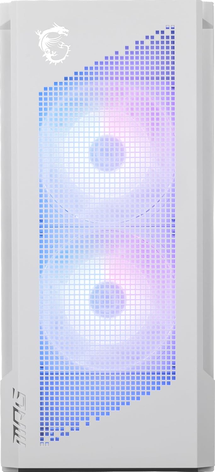 MSI CS MPG VELOX 300R AIRFLOW PZ WHITE MT Laminated TG 2x160mmARGB FN White