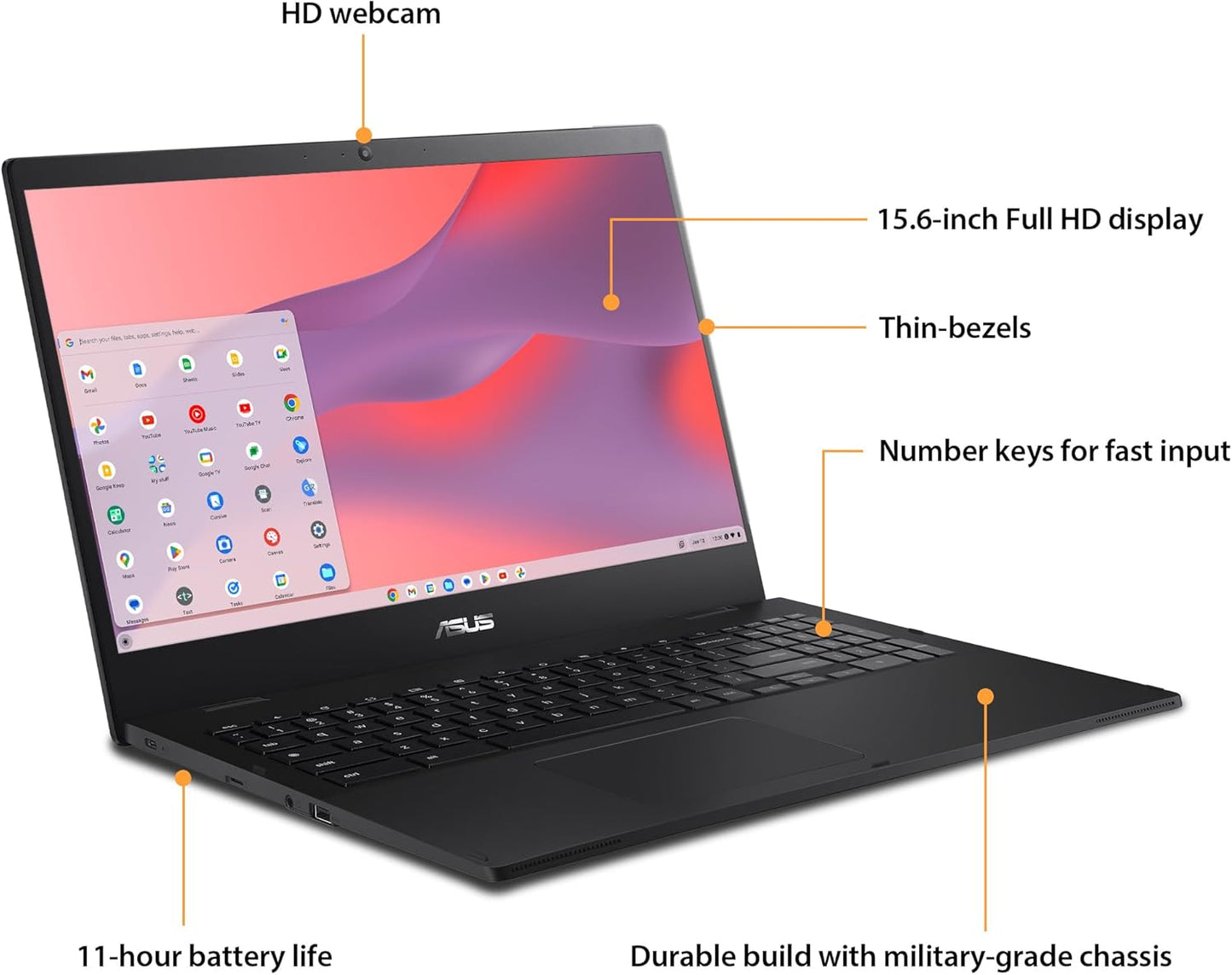 ASUS CX1500CKA-DH03-CB 15.6 Celeron N4500 4GB 64GB Intel UHD Chrome