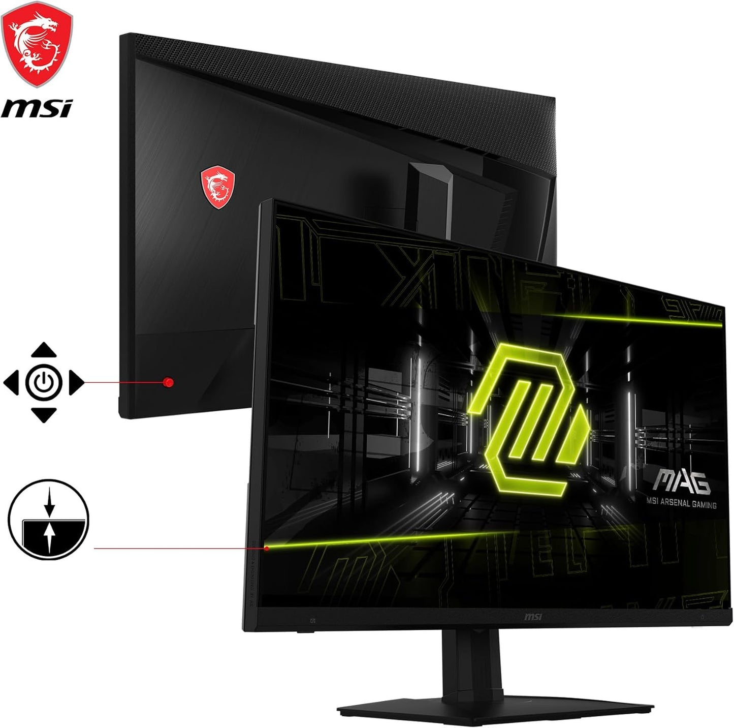 MSI MAG 322UPF 31.5 Rapid IPS 3840x2160 16:9 1ms 160Hz 2xHDMI DP