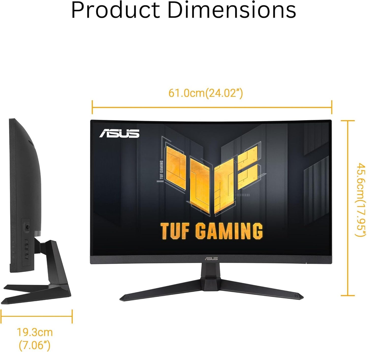 ASUS MN VG27WQ3B 27 Fast VA 2560x1440 16:9 0.5ms 180Hz DP 2xHDMI Speaker