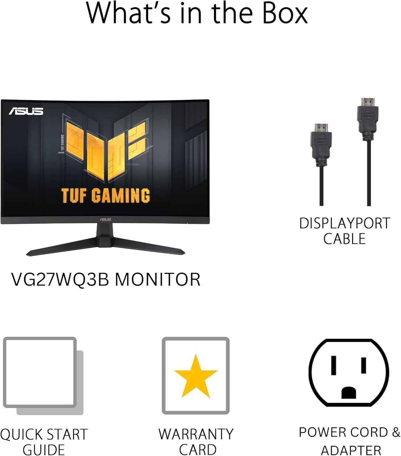 ASUS MN VG27WQ3B 27 Fast VA 2560x1440 16:9 0.5ms 180Hz DP 2xHDMI Speaker