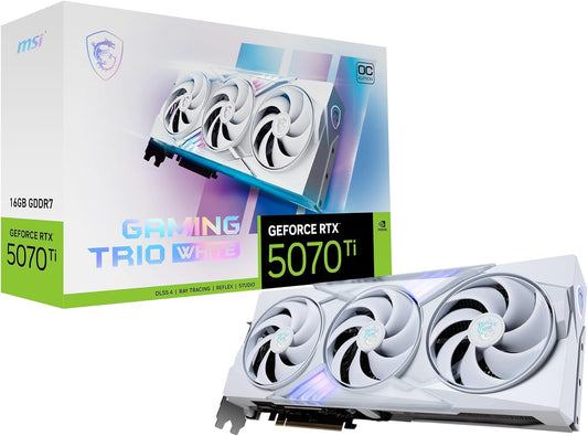 MSI VCX GeForce RTX 5070 TI 16G GAMING TRIO OC WHITE 16GB GDDR7 256B PCIE