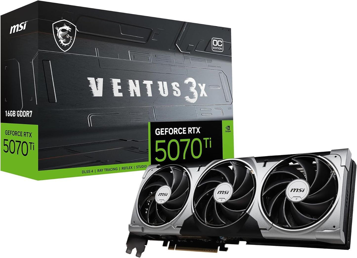 MSI RTX 5070 TI 16G VENTUS 3X OC 16GB GDDR7 256bit
