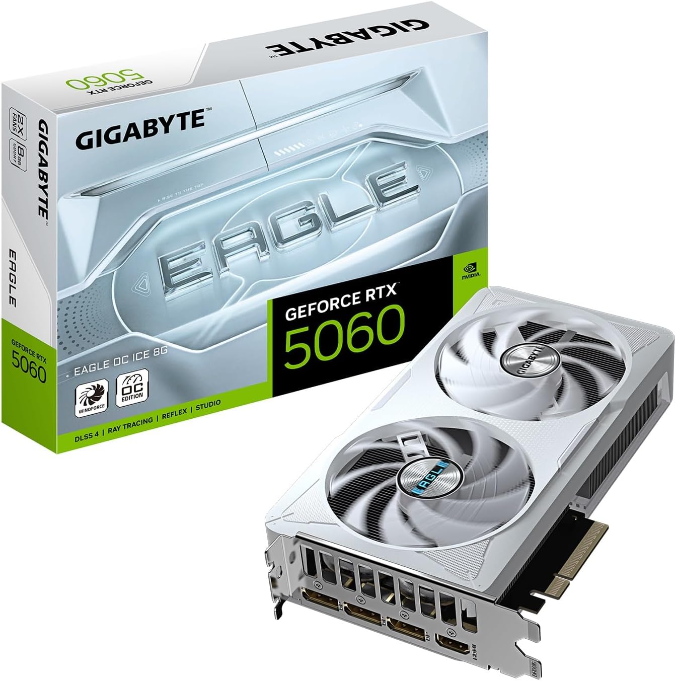 Gigabyte VCX GV-N5060EAGLEOC ICE-8GD GeForce RTX 5060 EAGLE OC ICE 8G GDDR7