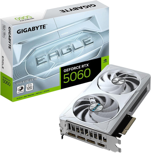 Gigabyte VCX GV-N5060EAGLEOC ICE-8GD GeForce RTX 5060 EAGLE OC ICE 8G GDDR7