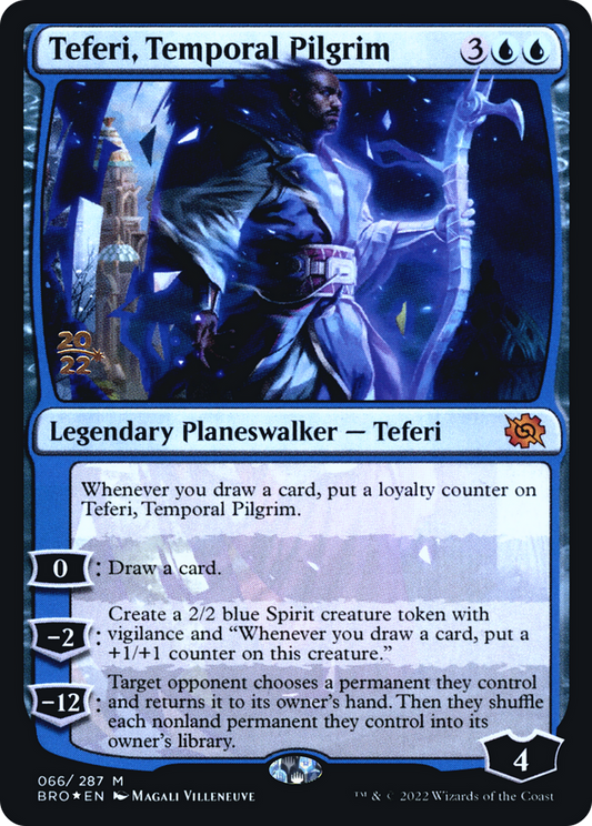 Teferi, Temporal Pilgrim (PRE-66S) - The Brothers' War Promos Foil