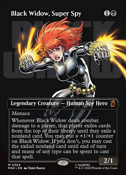 Black Widow, Super Spy [MSH - 364]