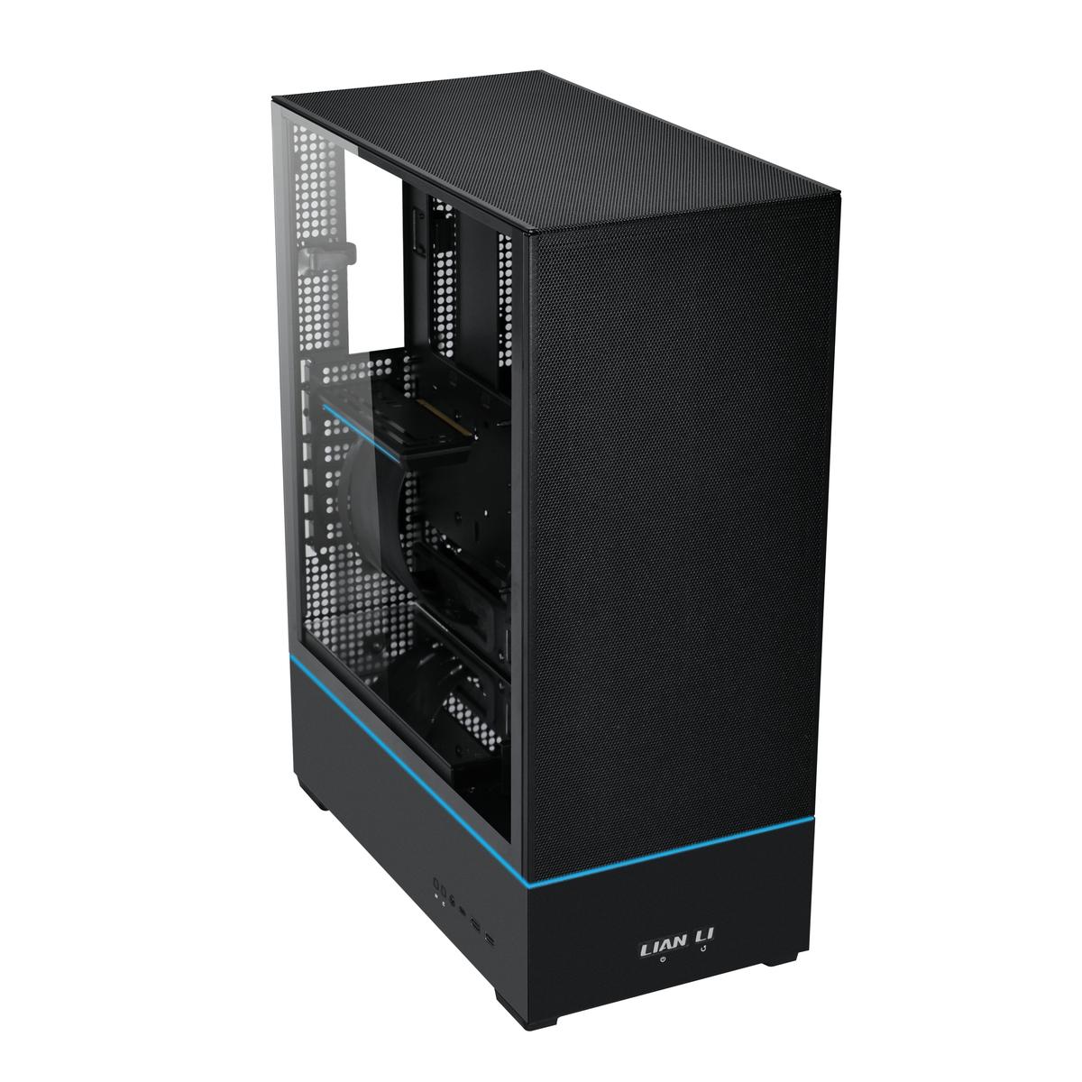 Lian-Li Case SUP01X Tower Steel TG ATX M-ATX ITX ATX Black