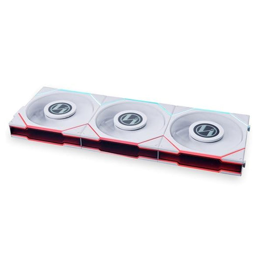 Lian-Li Fan 12RTLLCD3W FDB fan White 120X120X28 mm 3 Fans Fan Controller