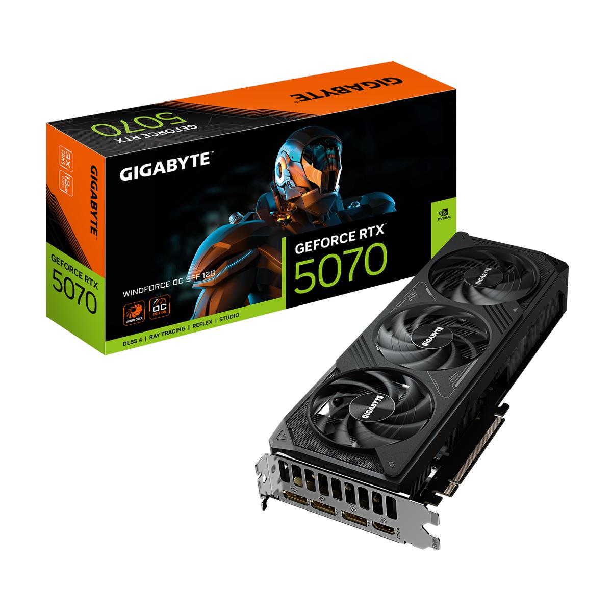 Gigabyte VCX GV-N5070WF3OC-12GD GeForce RTX 5070 WINDFORCE OC 12G 12GB GDDR7