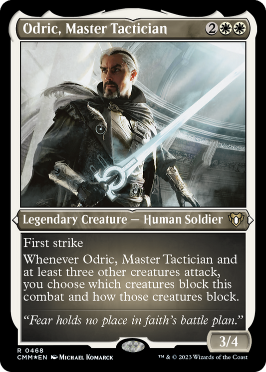 Odric, Master Tactician (CMM-468) - Commander Masters Etched Foil