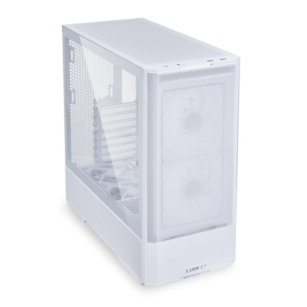 Lian-Li LANCOOL 207 White Mid Tower TG 2x3.5HDD or 2.5SSD White